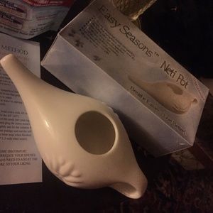 New Sealed Ceramic Neti Pot